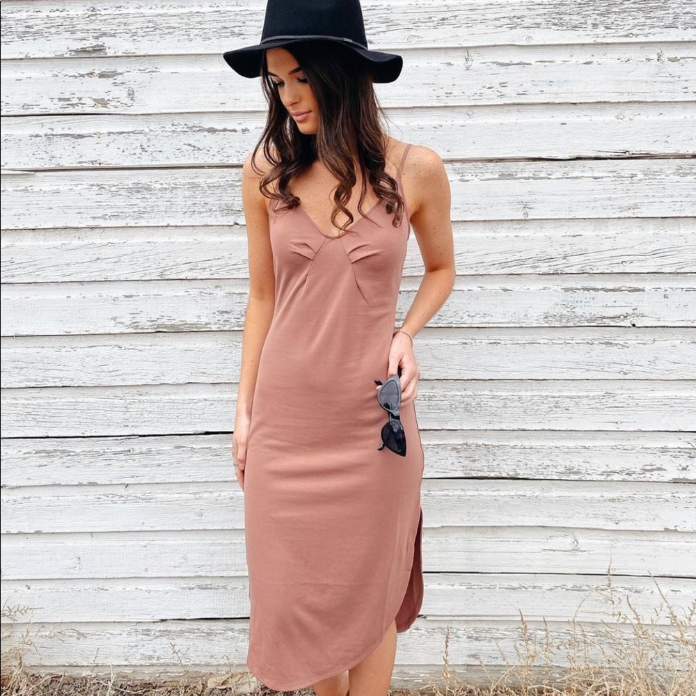 Gentle Fawn tan dress size small